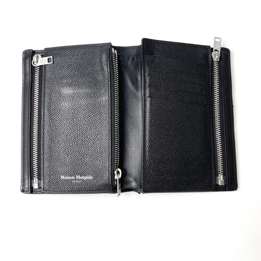 Maison Margiela メゾンマルジェラ メンズ 二つ折り 財布 ブラック  