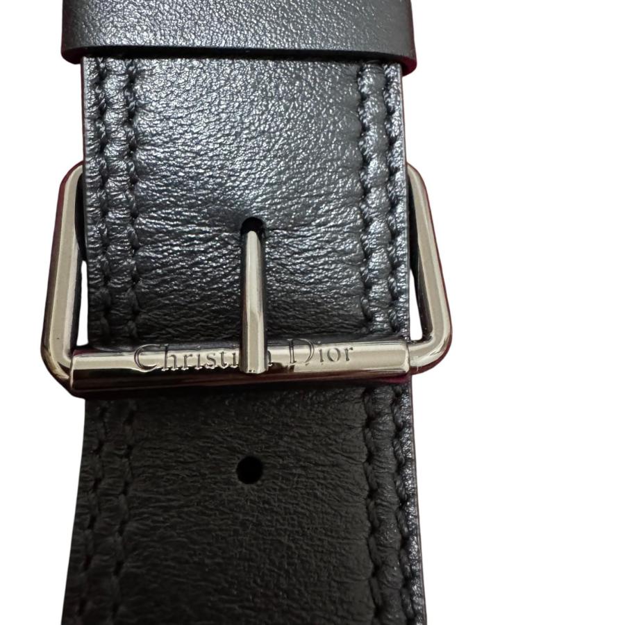 美品 Dior ディオール チェック柄 ミニ プリーツスカート ベルト付 #42 511J73A1640 レディースの画像