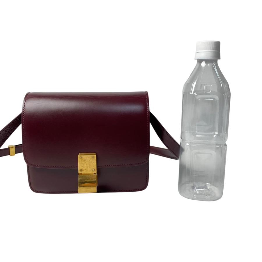 CELINE（セリーヌ） クラシックボックス ショルダーバッグ ボルドー 
