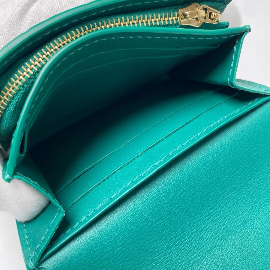 【未使用に近い】ルイヴィトン カプシーヌ タイニーウォレット 折財布 グリーン LOUIS VUITTON（ルイ・ヴィトン） 美品 ルイ ヴィトン ポルトフォイユ