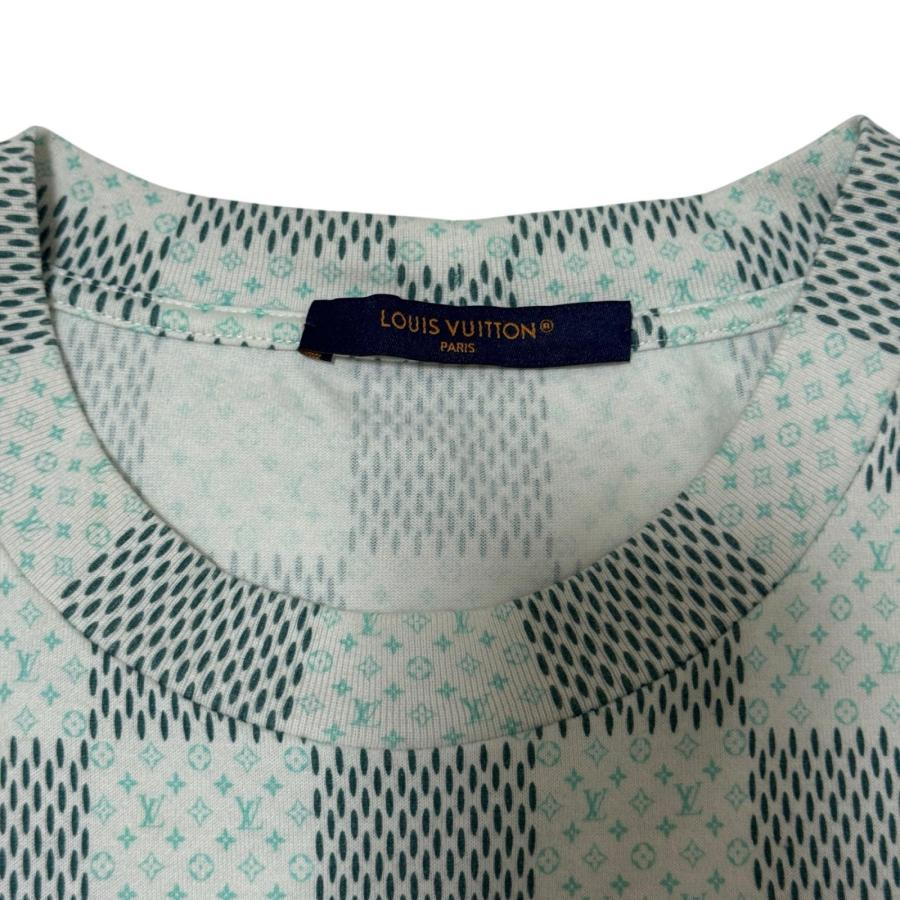 美品 ヴィトン LOUIS VUITTON ダミエ 半袖Tシャツ メンズ L LOUIS VUITTON（ルイ・ヴィトン） 美品 ダミエ 半袖Tシャツ #L メンズ