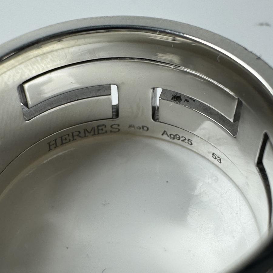 HERMES（エルメス） 新品仕上げ ムーブアッシュリング Ag925 #53 約12