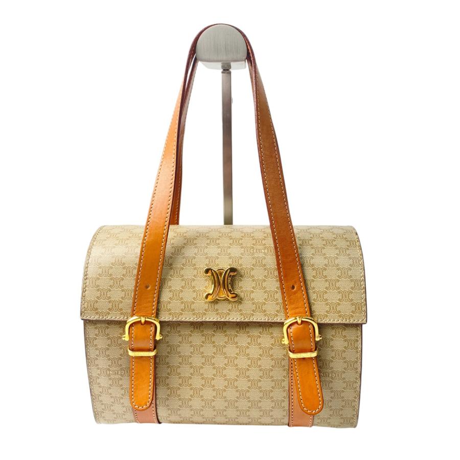 美品 セリーヌCELINE トリオンフ マカダム ハンドバッグ MC96 CELINE 美品 セリーヌ レディース トリオンフ マカダム