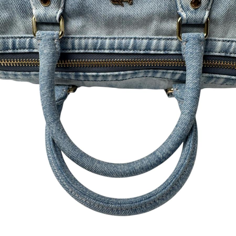 COACH（コーチ） 美品 ローアン ラージ サッチェル バッグ・ラブド