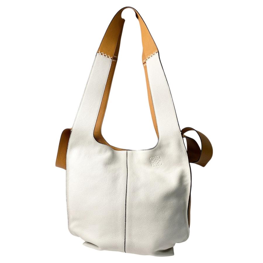 ロエベ LOEWE ハンドバッグ ショルダーバッグ バイカラーレザー