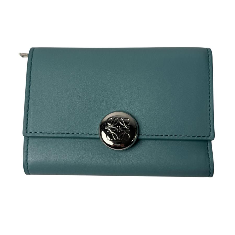 LOEWE（ロエベ） 美品 ペブル バーティカル ウォレット CANBS33X01 二
