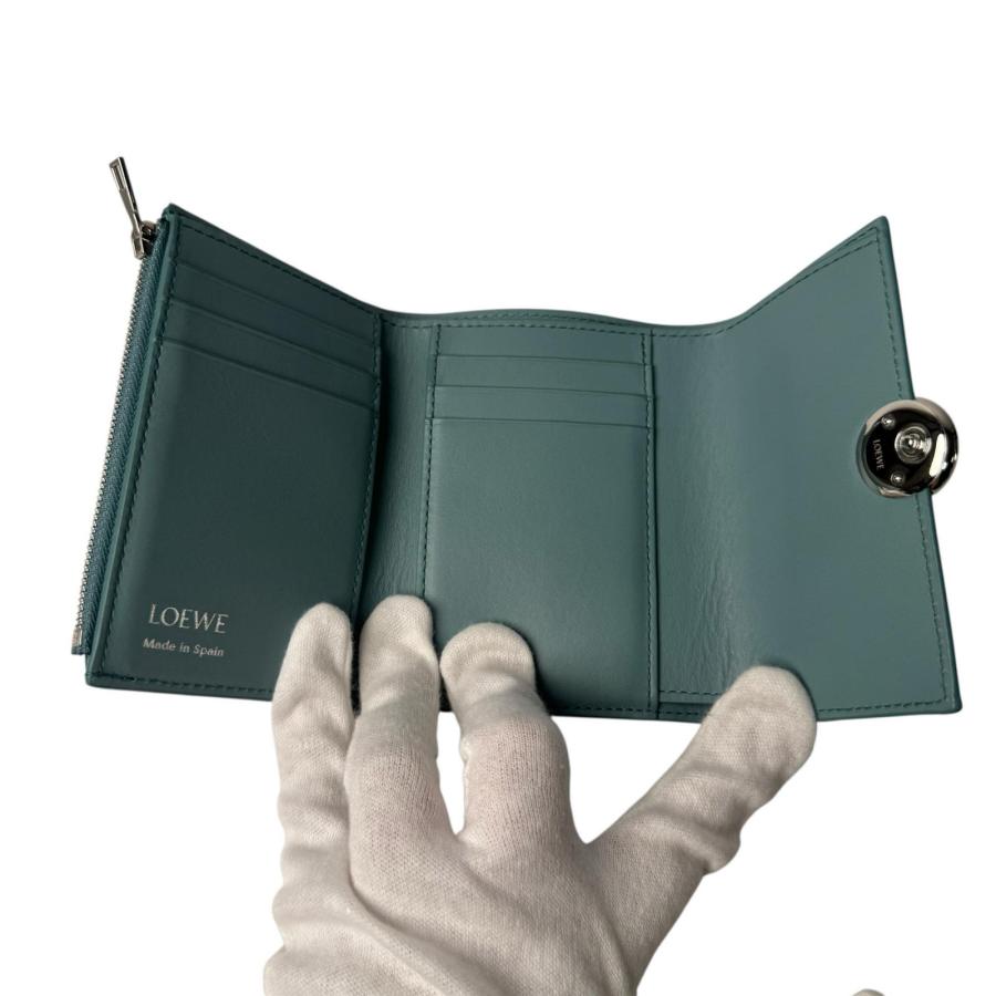 LOEWE（ロエベ） 美品 ペブル バーティカル ウォレット CANBS33X01 二