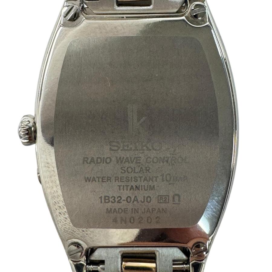 SEIKO（セイコー） 美品 ルキア 1B32-0AJ0 シルバー文字盤 ソーラー