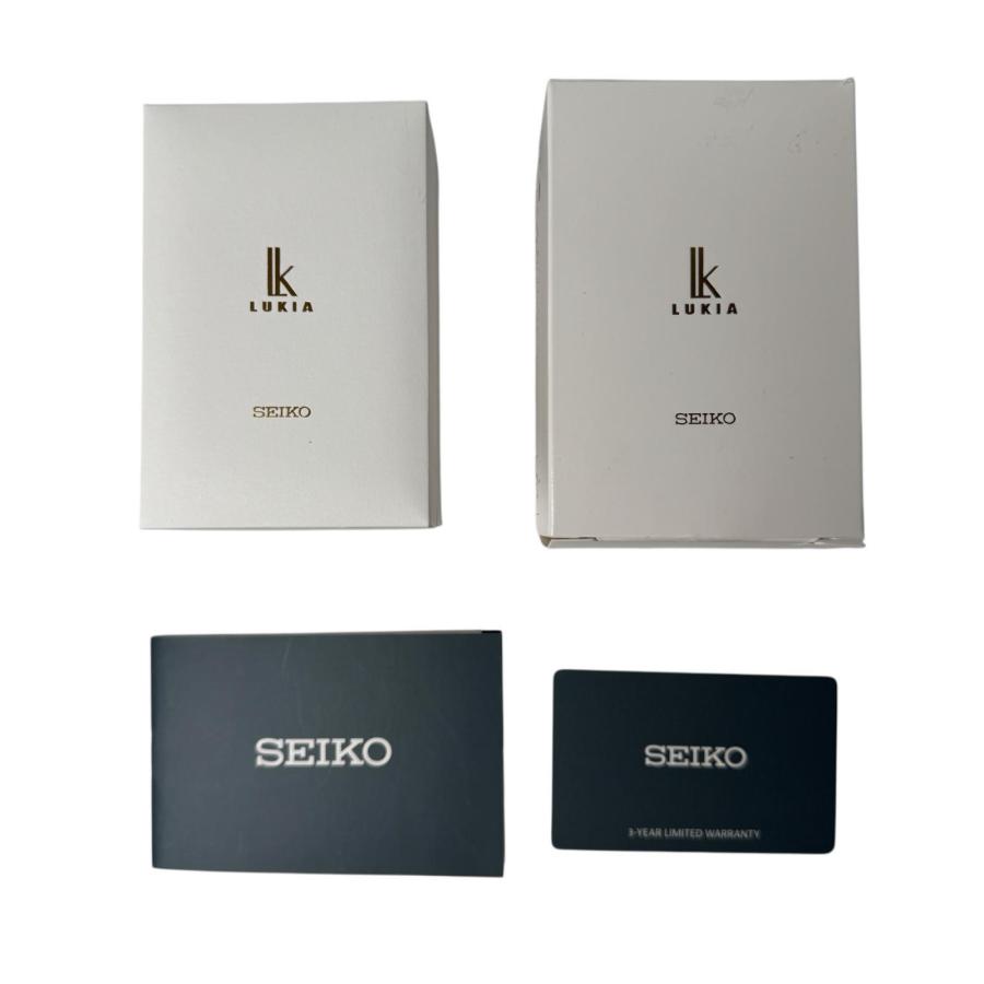 SEIKO（セイコー） 美品 ルキア 1B32-0AJ0 シルバー文字盤 ソーラー