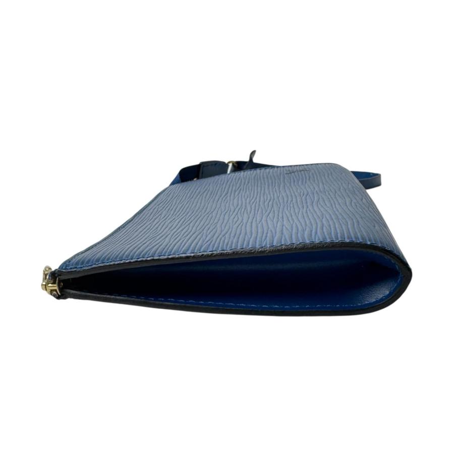 ルイヴィトン M52945 エピ ポシェット アクセソワール ポーチ ブルー LOUIS VUITTON（ルイ・ヴィトン） 美品 エピ ポシェットアクセソワール