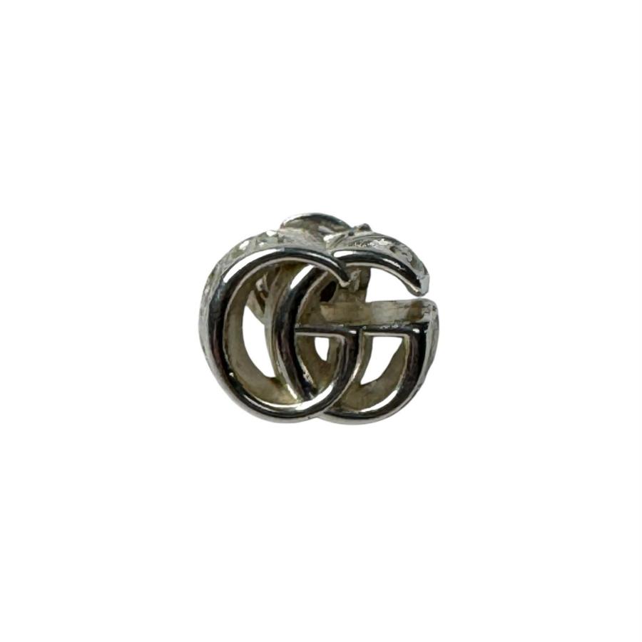 GUCCI（グッチ） 片耳 スタッズピアス ダブルG ロゴ シルバー Ag925