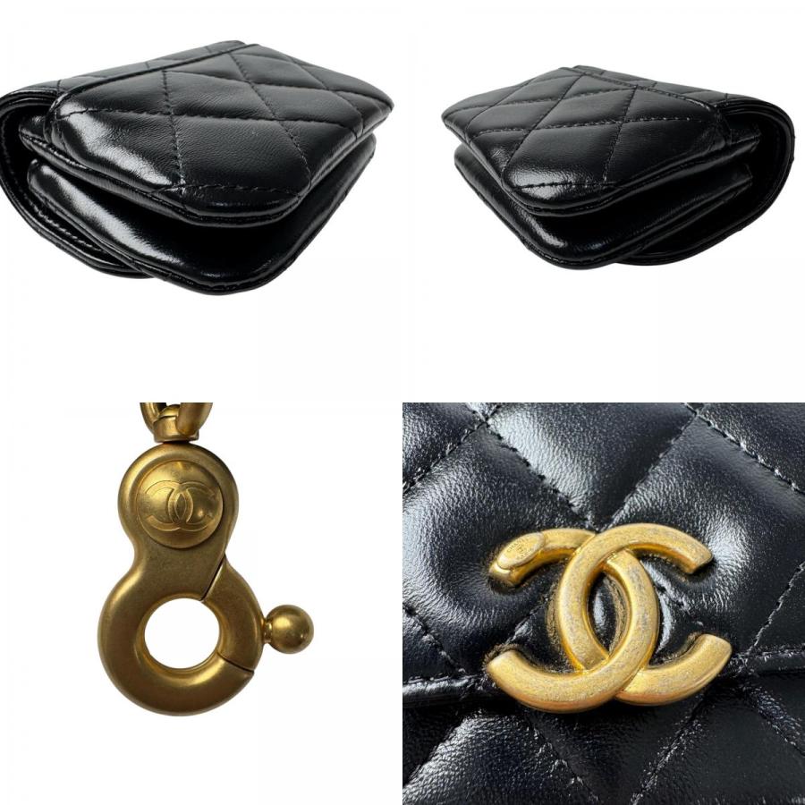 CHANEL（シャネル） 美品 バッグチャーム マトラッセ ココマーク 小物