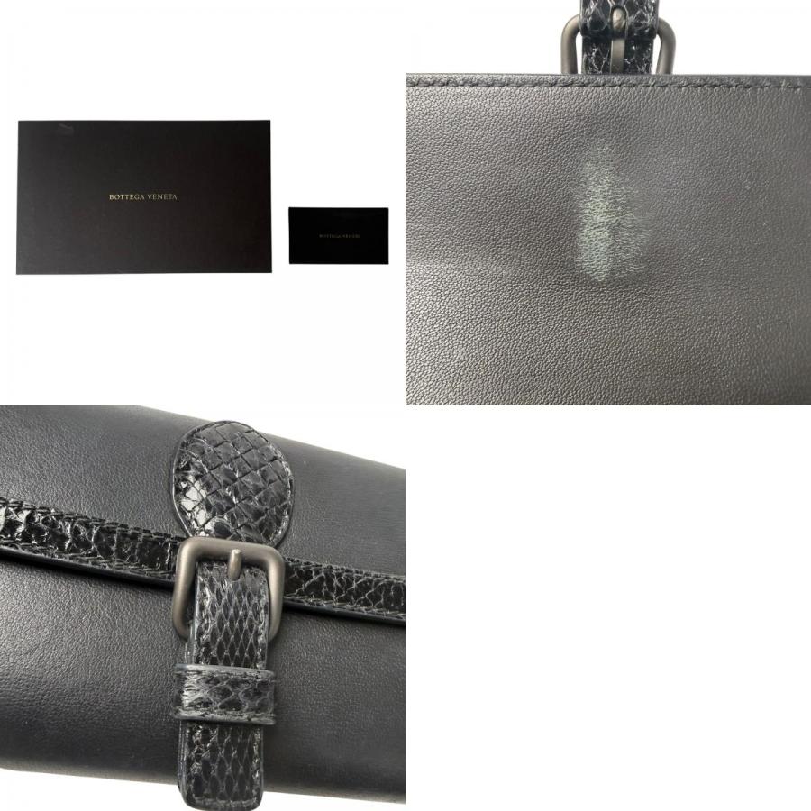 BOTTEGA VENETA パイソン イントレチャート ‼️ ボッテガヴェネタ Bottega Veneta イントレチャート 二つ折長財布