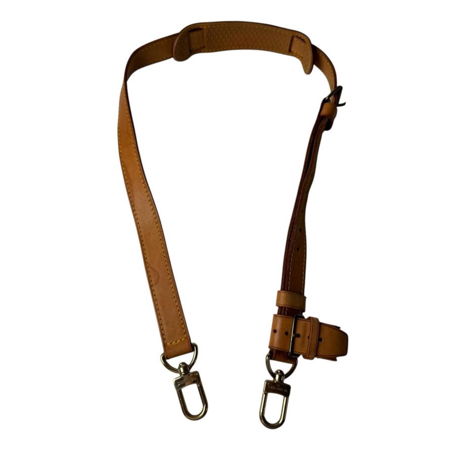 ルイヴィトン 正規品 ヌメ革ショルダーストラップ 122cm 金具美品 LOUIS VUITTON（ルイ・ヴィトン） ヌメ革 ショルダーストラップ