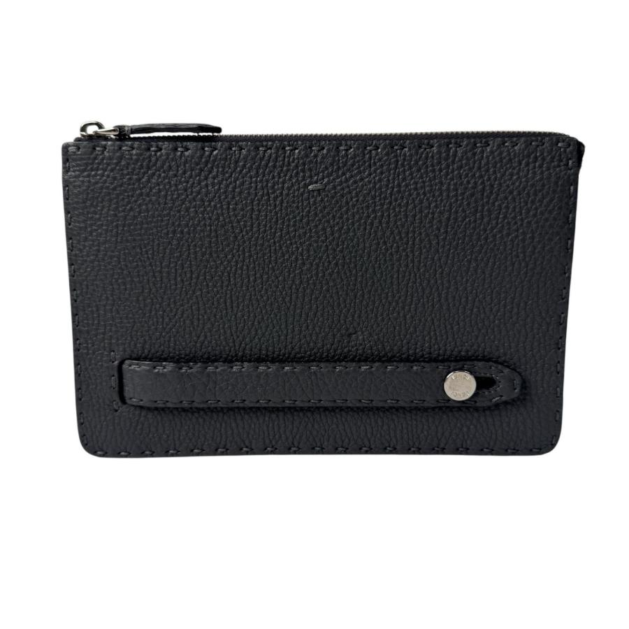 FENDI（フェンディ） セレリア クラッチバッグ 7VA350 ダークグレー 