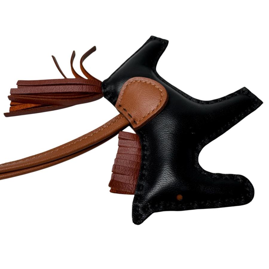HERMES（エルメス） 美品 ロデオ チャームPM 黒 シエンヌ ゴールド