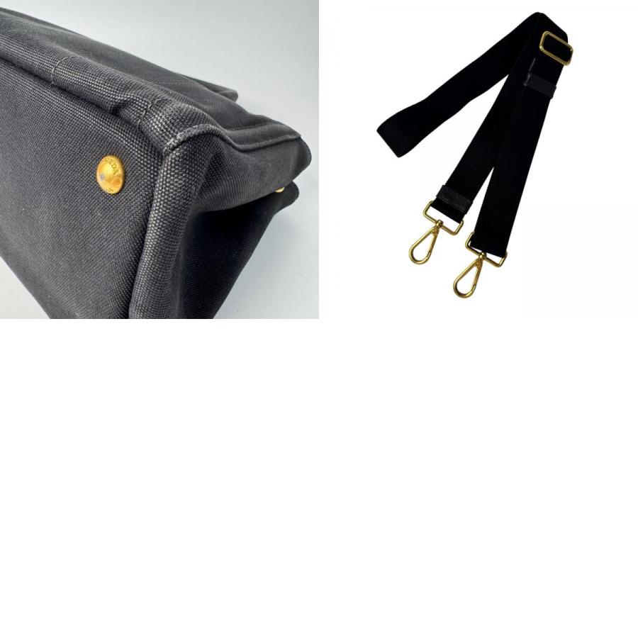 PRADA（プラダ） カナパ ビジュー スタッズ 2WAY トートバッグ