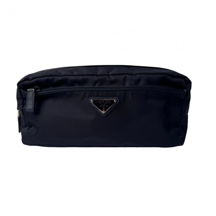 PRADA（プラダ） 美品 トライアングルロゴ トラベル ポーチ 2NA030 