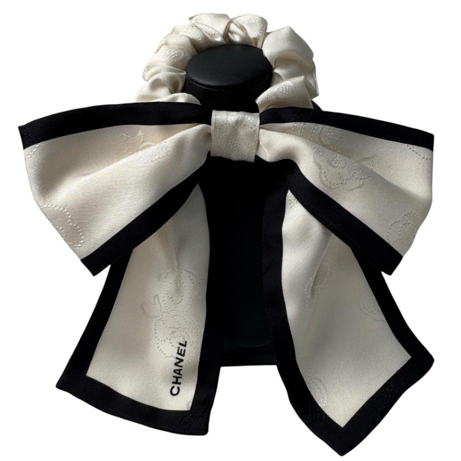 CHANEL（シャネル） 美品 シュシュ リボン シルク AA7530 ヘア