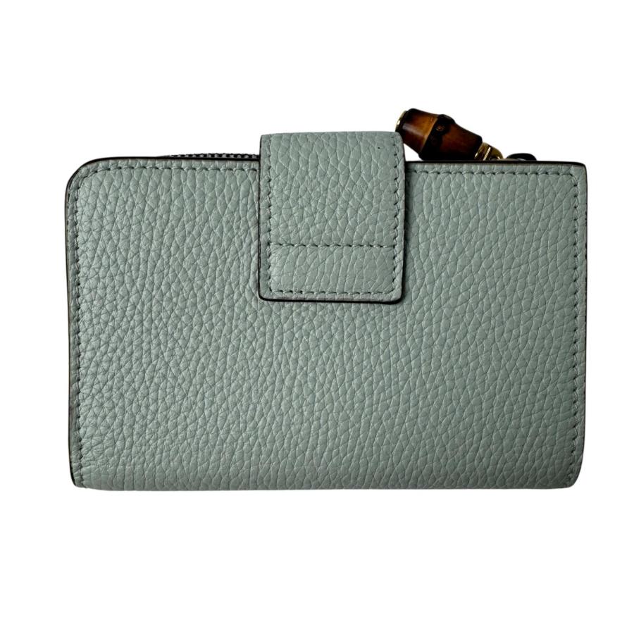 グッチ ヒグチユウコ ダブルG バンブー 二つ折り財布 GUCCI（グッチ） 美品 バンブー付き ダブルG ミディアム ウォレット 二