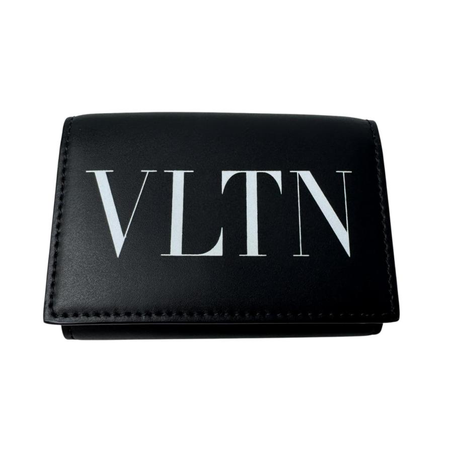 美品 ヴァレンティノガラヴァーニ VALENTINO VLTN 三つ折り財布 