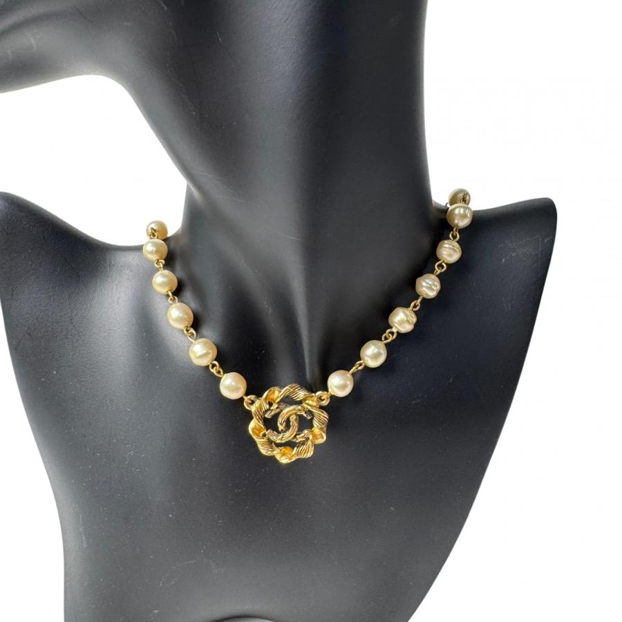 CHA ココマーク パール ネックレス＆ブレスレットセット CHANEL（シャネル） ココマーク パール ネックレス 3647 レディース