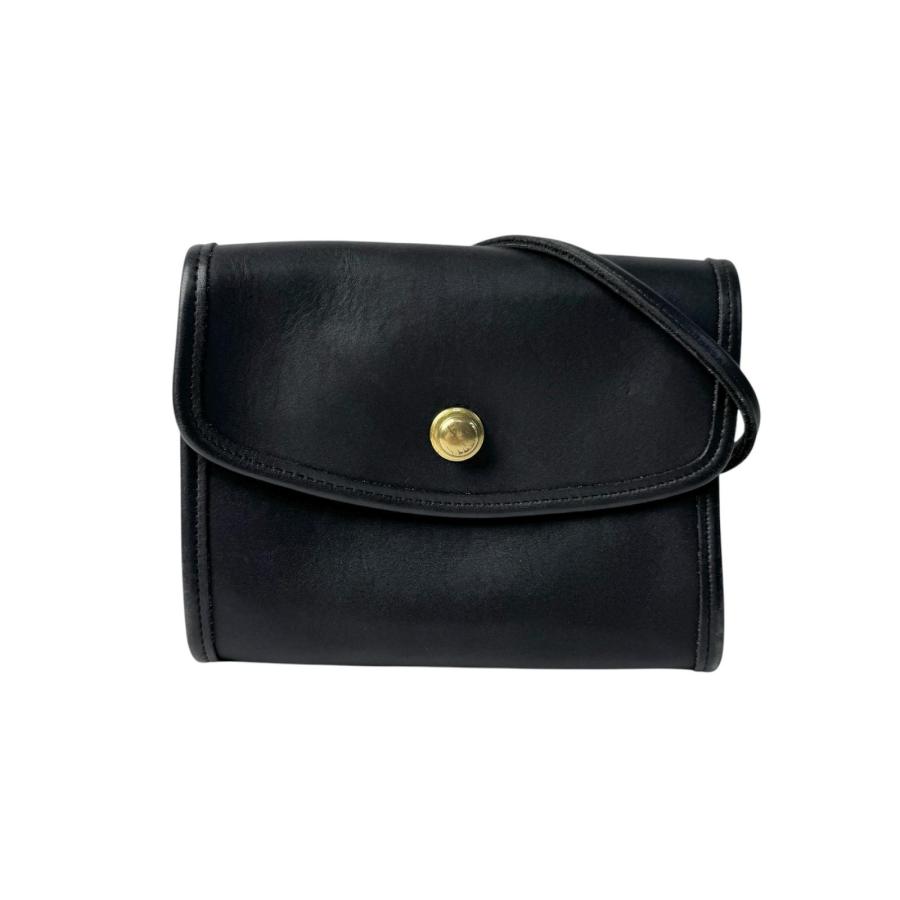【オールドコーチ】 レザー ショルダーバッグ 黒 ドイツホック COACH（コーチ） オールドコーチ OLD COACH ドイツホック ショルダー