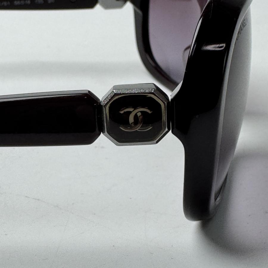 【現状品⑥】CHANEL シャネル サングラス 5286-A ココマーク 黒) CHANEL（シャネル） サングラス ココマーク 5286-A 度なし レディース