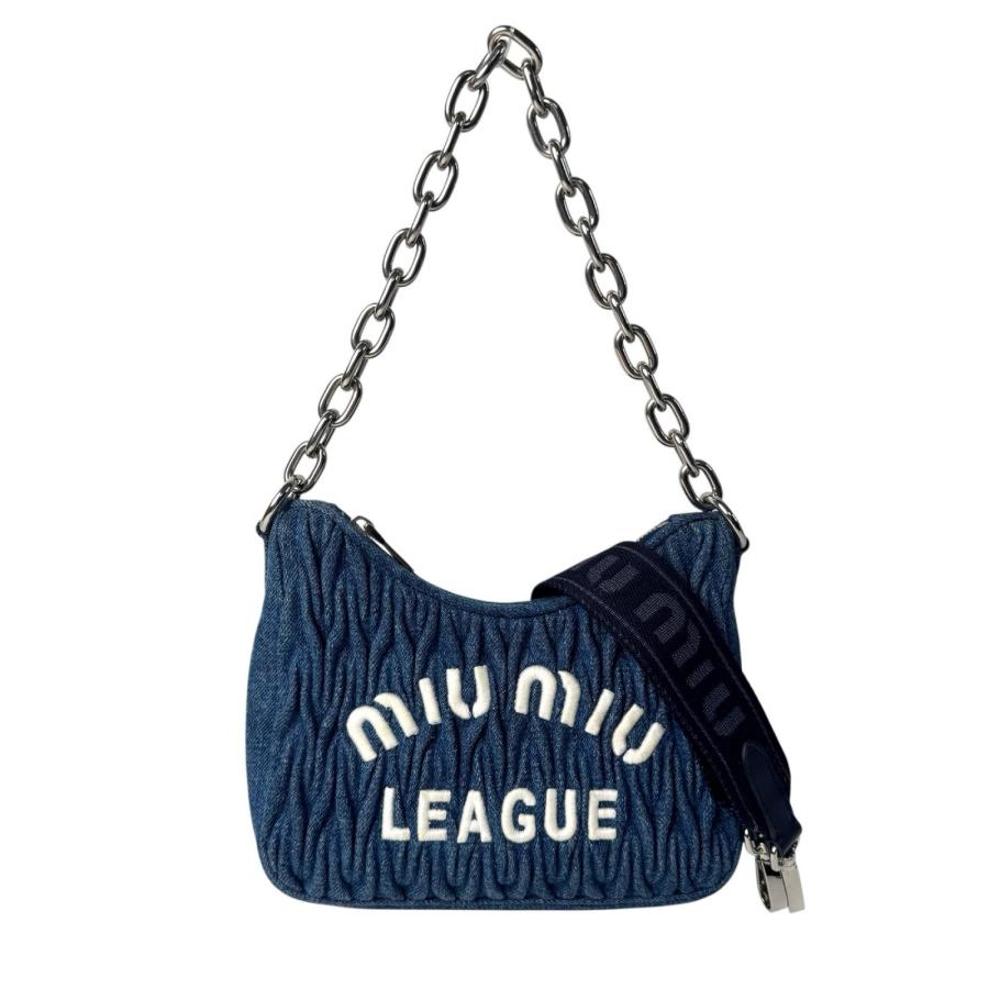 miu miu（ミュウミュウ） 未使用 マテラッセ デニム 2way ショルダー