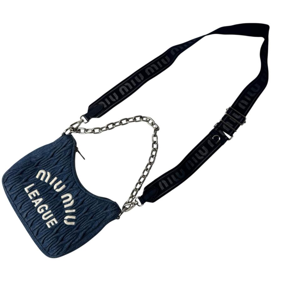 miu miu（ミュウミュウ） 未使用 マテラッセ デニム 2way ショルダー