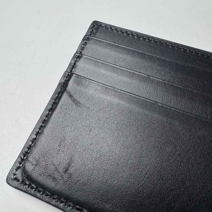 サンローラン Saint Laurent クロコ型押し 三つ折り マネークリップ