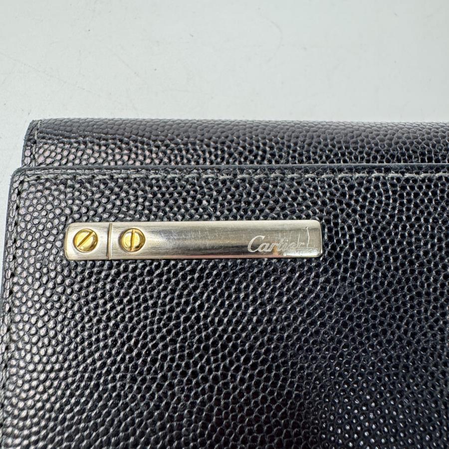 Cartier（カルティエ） 美品 サントス 6連 キーケース ブラック メンズ