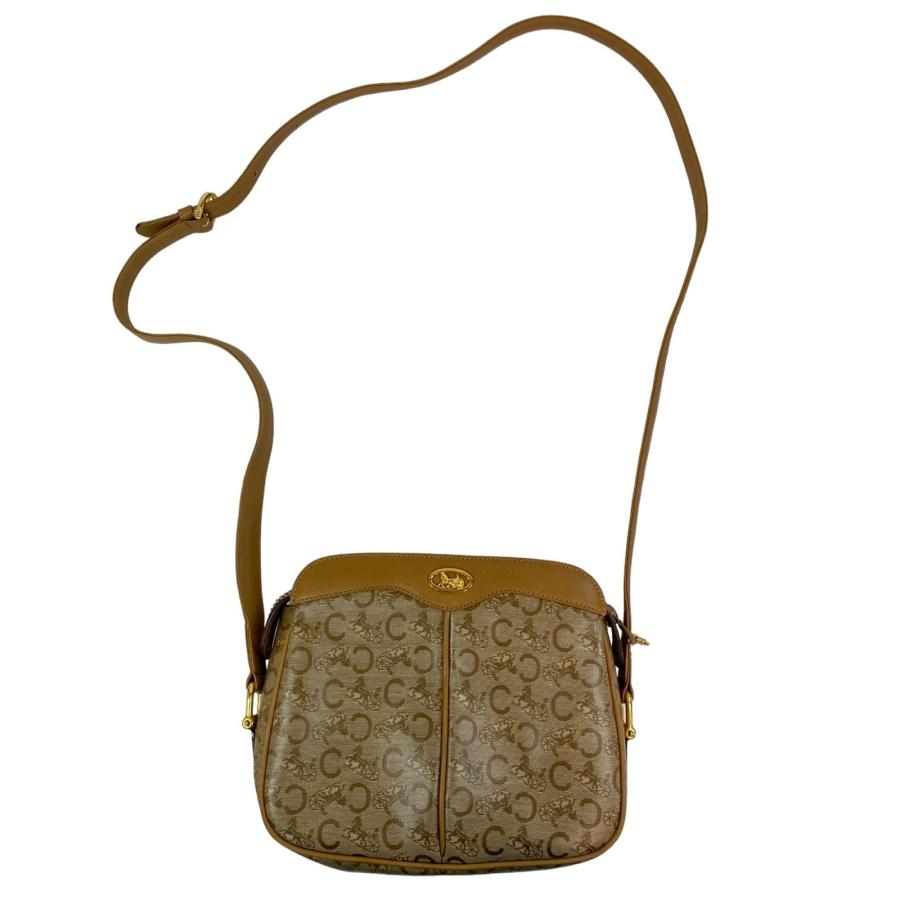 美品 セリーヌ CELINE レディース Cマカダム サルキー ショルダー 