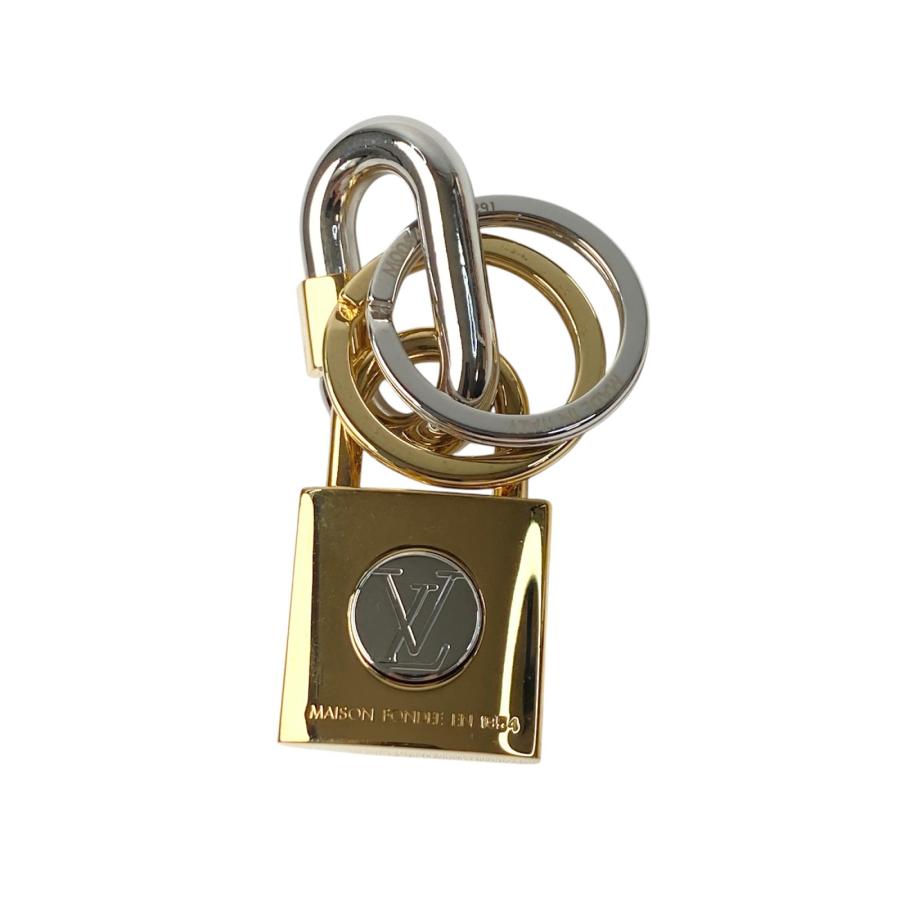ルイヴィトン　ポルト クレ　LV パドロック キーホルダー LOUIS VUITTON（ルイ・ヴィトン） 美品 メンズ ポルト クレ・LV