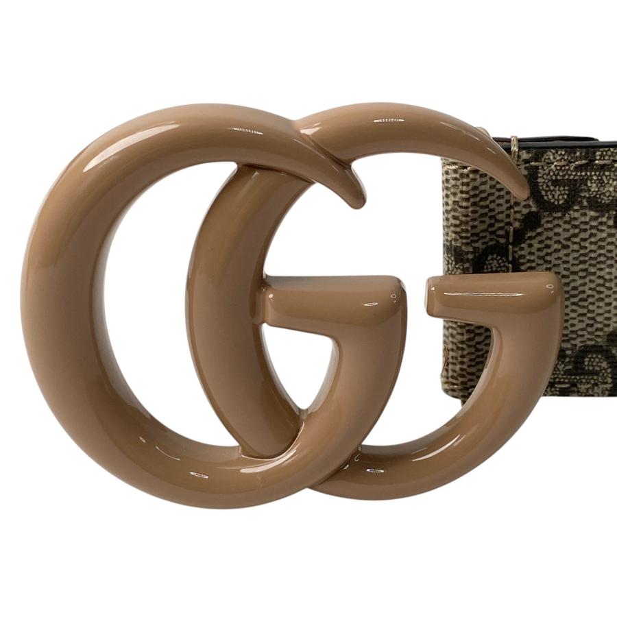 GUCCI 未使用 グッチ レディース GGマーク ダブルG ワイド ベルト  