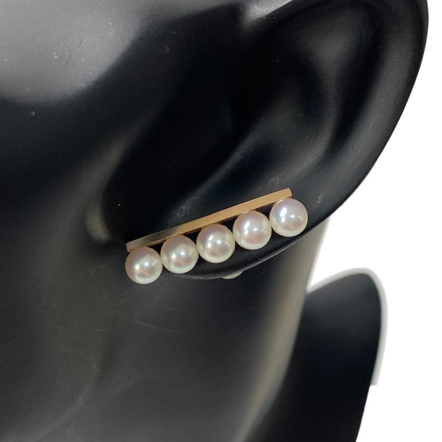 美品 タサキ TASAKI 田崎 レディース バランス パール ピアス SG750