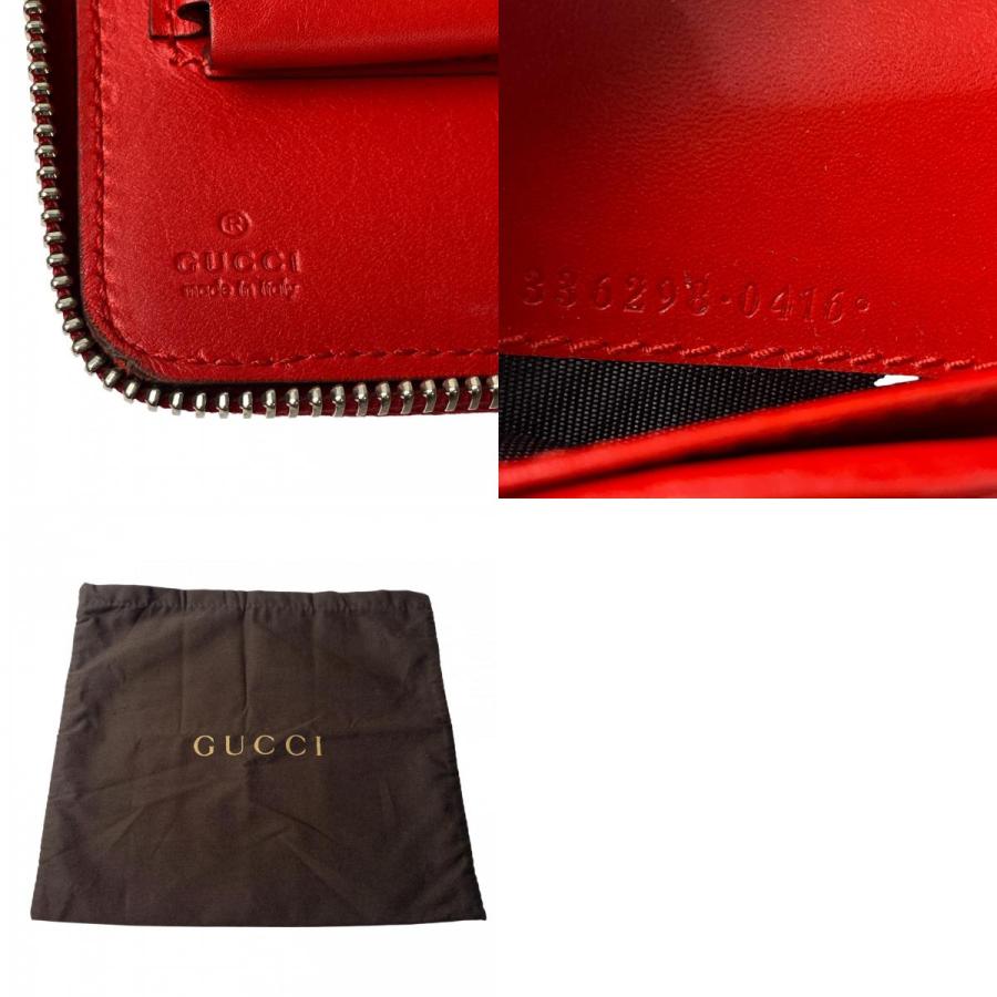 GUCCI 未使用 グッチ レディース トラベルケース ディアマンテ レッド  