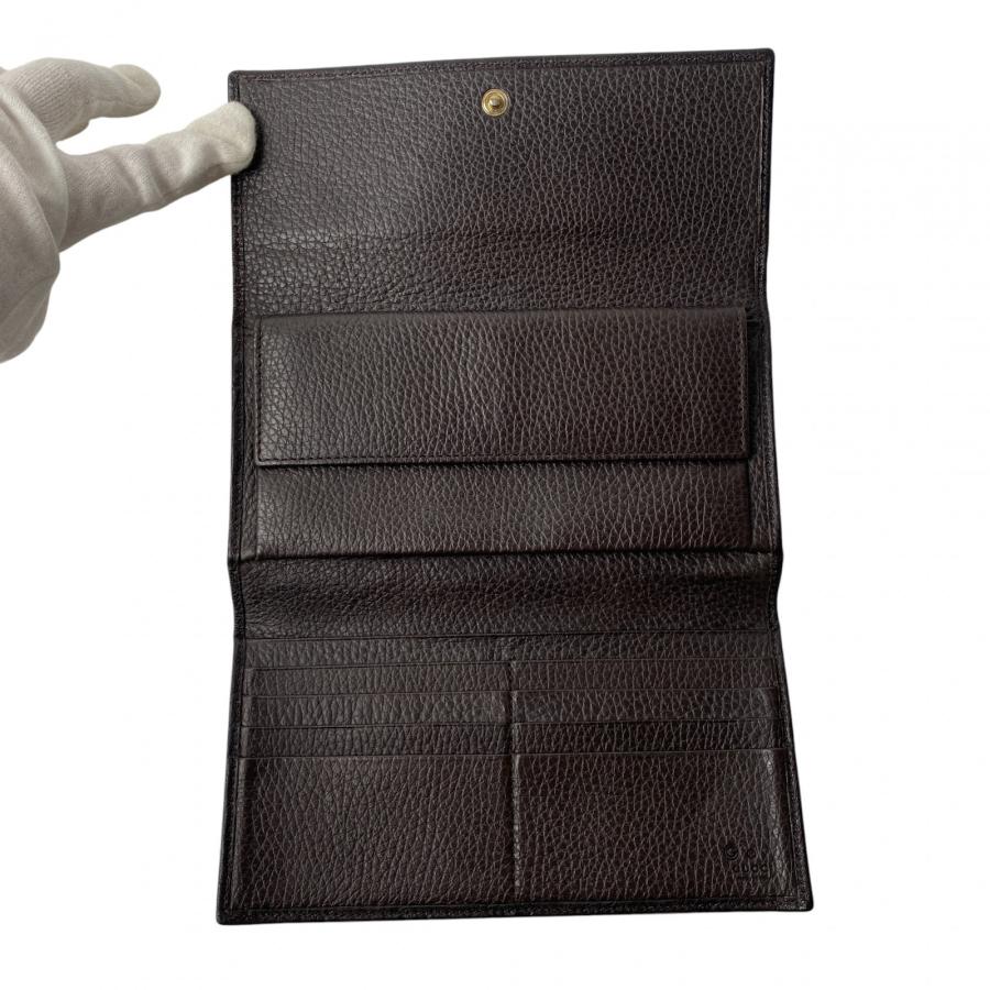 GUCCI（グッチ） 未使用 メンズ グッチシマ レザー GGマーク 長財布