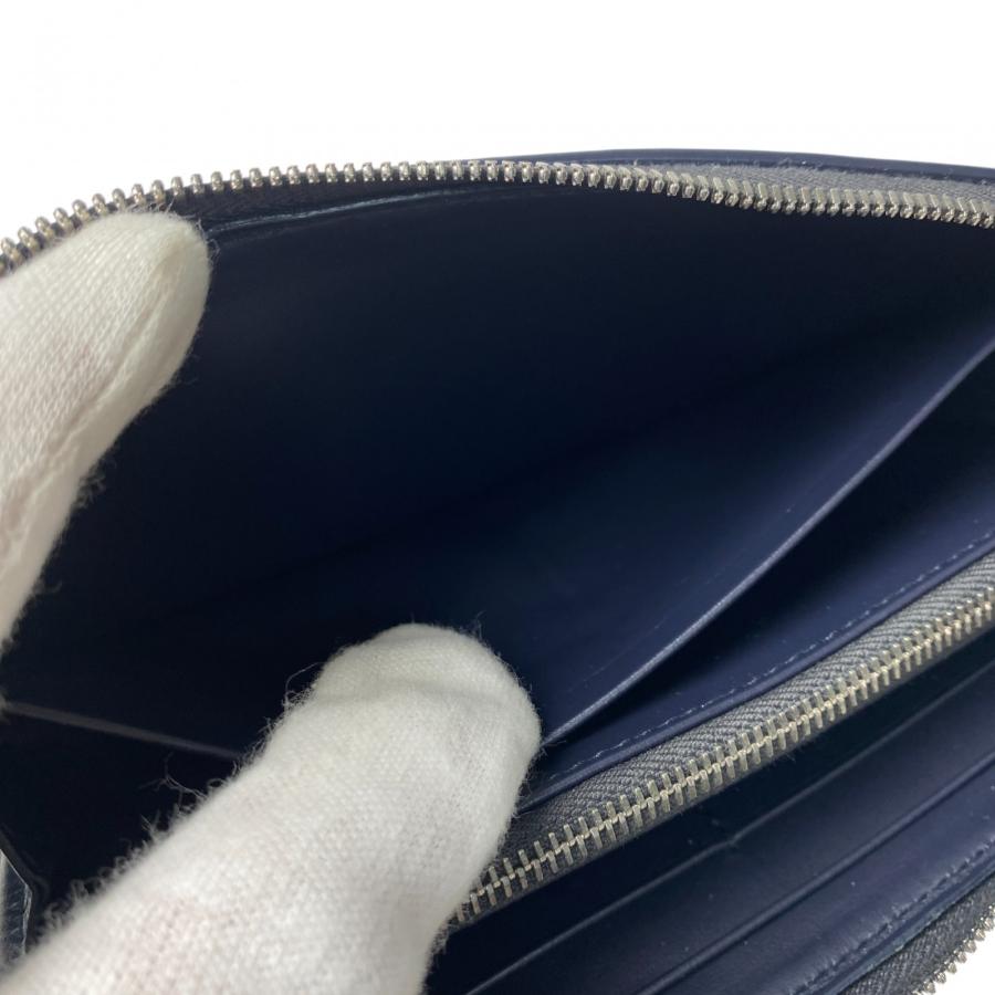 美品 ボッテガヴェネタ BOTTEGA VENETA メンズ バイカラー 長財布