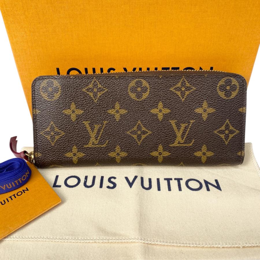 美品 ルイヴィトン LOUISVUITTON レディース ポルトフォイユクレマンス 