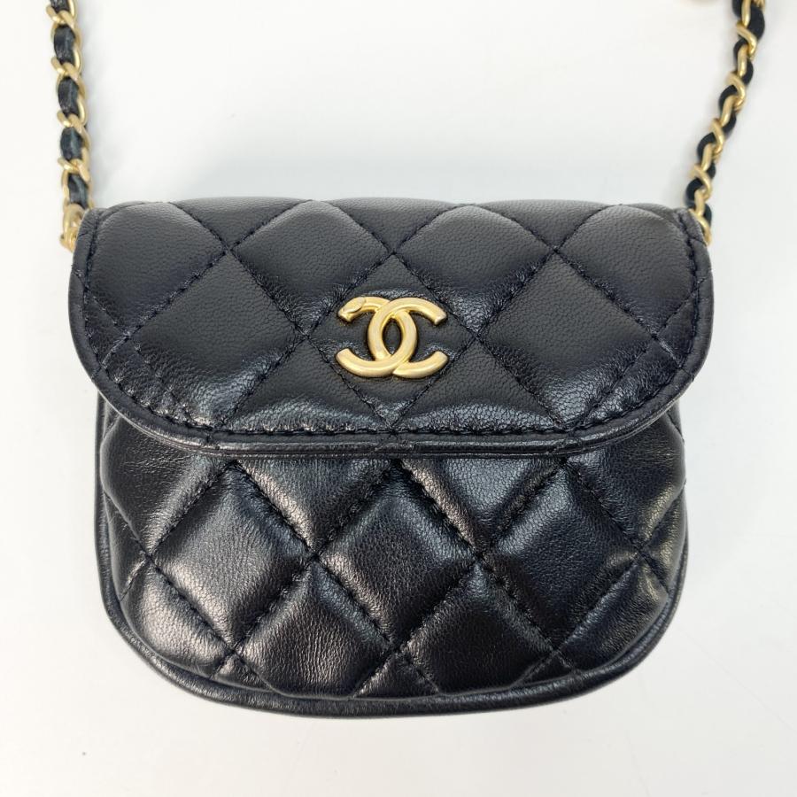スクイーズ 美品 CHANEL マトラッセ ボールチェーン ショルダーバッグ  