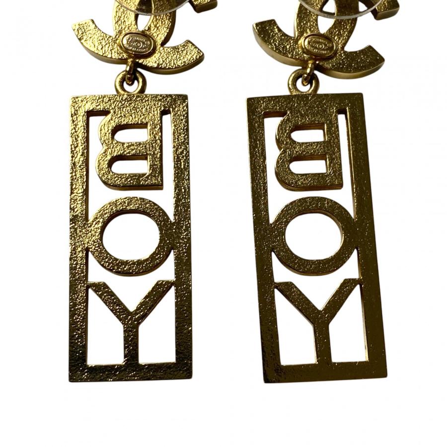 シャネルCHANEL ココマーク スイングピアス BOY B22 C CHANEL（シャネル） レディース ココマーク スイングピアス BOY B22 C