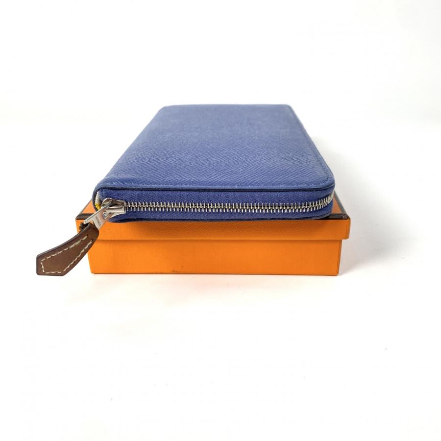 エルメス HERMES レディース アザップロング シルクイン ブルー ブライトン 長財布 エルメス HERMES レディース アザップロング シルクイン ブルー ブライトン 長財布