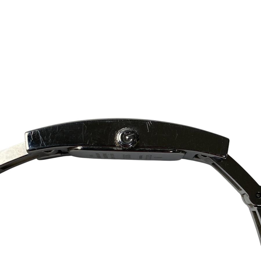 GUCCI（グッチ） レディース 3900L 腕時計 稼動品 黒文字盤 シルバー 