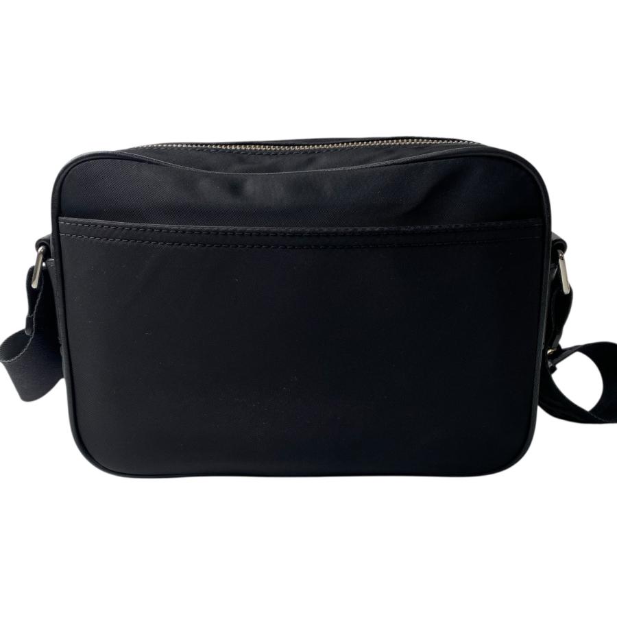 【美品】Burberry バーバリー　ショルダーバッグ　ナイロン　ブラック　2層 BURBERRY（バーバリー） 2Way ショルダーバッグ レザー ブラック