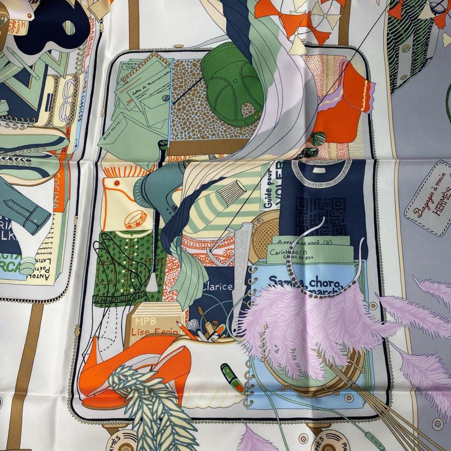 【特価】HERMES カレ 90 バガージュ・ア・マン 2024_新品未使用 HERMES（エルメス） 未使用 レディース カレ90 バガージュ・ア・マン