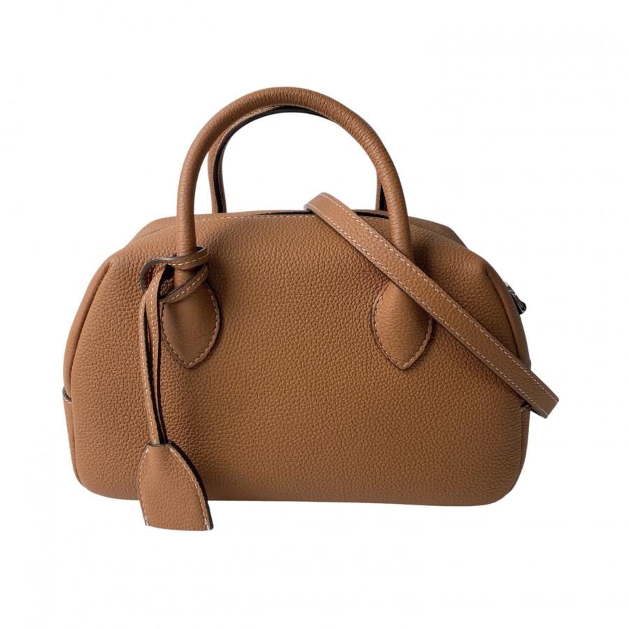 セール中☆美品ボナベンチュラ　アヴァ　エトゥープ　スモール　ショルダーボストン 新品同様 ボナベンチュラ BONAVENTURA レディース アヴァ ボストン