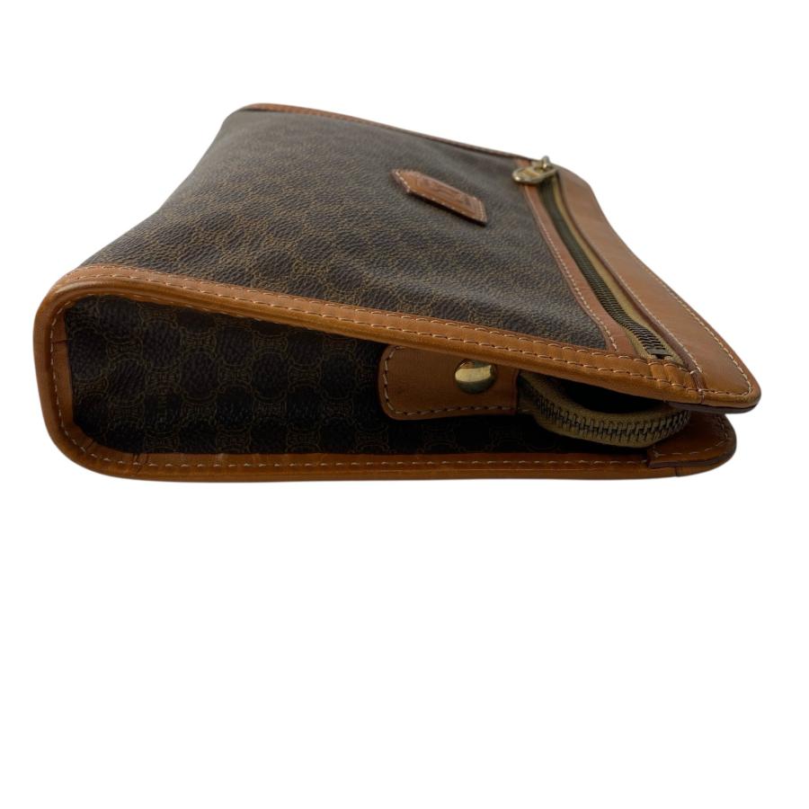 【美品】CELINE セリーヌ マカダム クラッチ バック セカンドバック CELINE（セリーヌ） 美品 メンズ マカダム クラッチバッグ セカンド