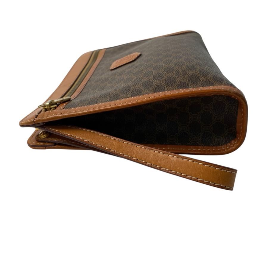 CELINE（セリーヌ） 美品 メンズ マカダム クラッチバッグ セカンド