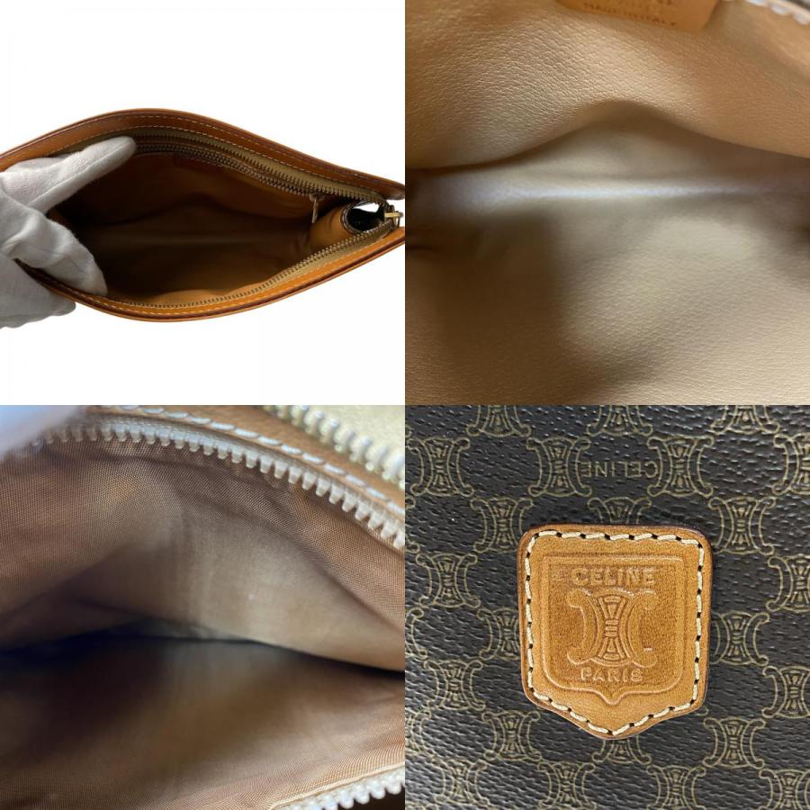 CELINE（セリーヌ） 美品 メンズ マカダム クラッチバッグ セカンド